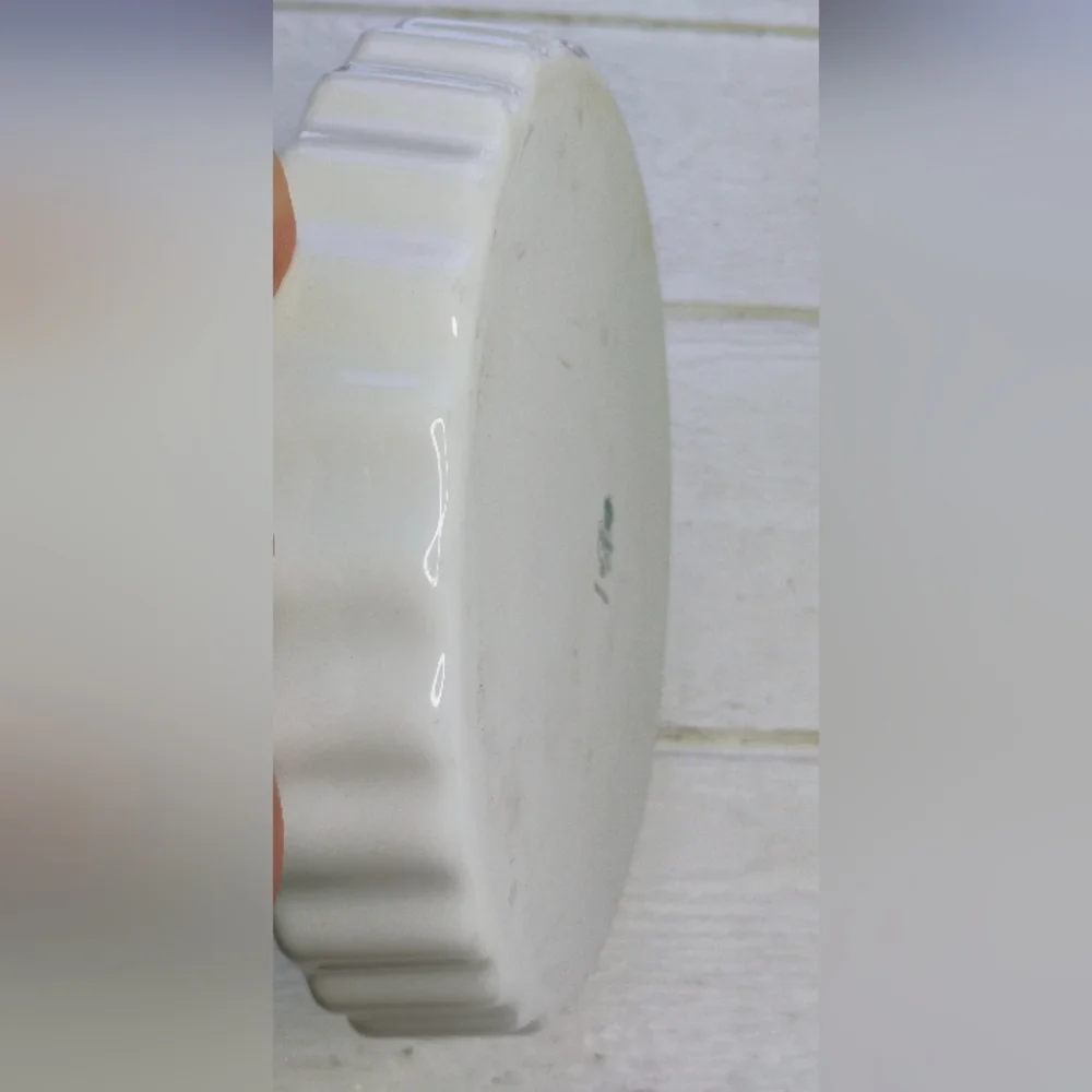 Vintage Christineholm Ceramic Quiche Dish Roses Fluted G-4 - Picture 14 of 15